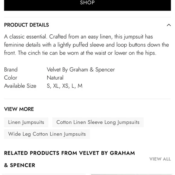 Velvet by Graham & Spencer Dione Navy Blue Jumpsuit - Picture 5 of 10